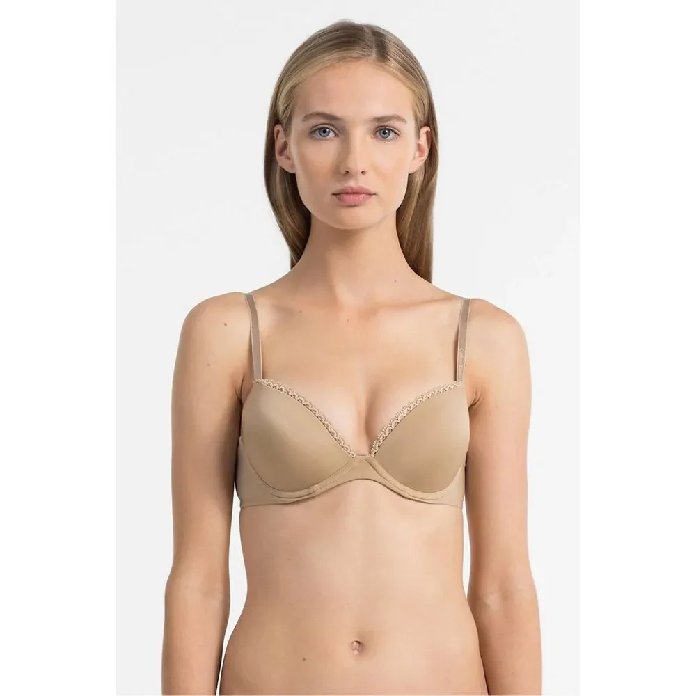 Calvin Klein NWT Seductive Comfort Push Up Underwire Bra Sz 32C
